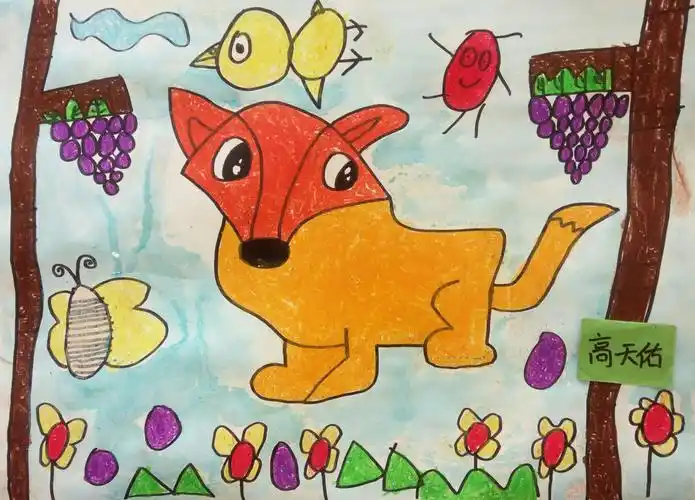 江华美术渔夫子路校区高天佑同学作品展示