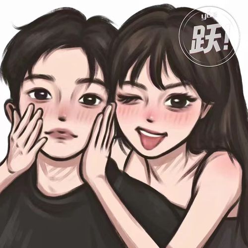 q版手绘头像定制设计may情侣真人照片转卡通动漫画像头像约稿代画