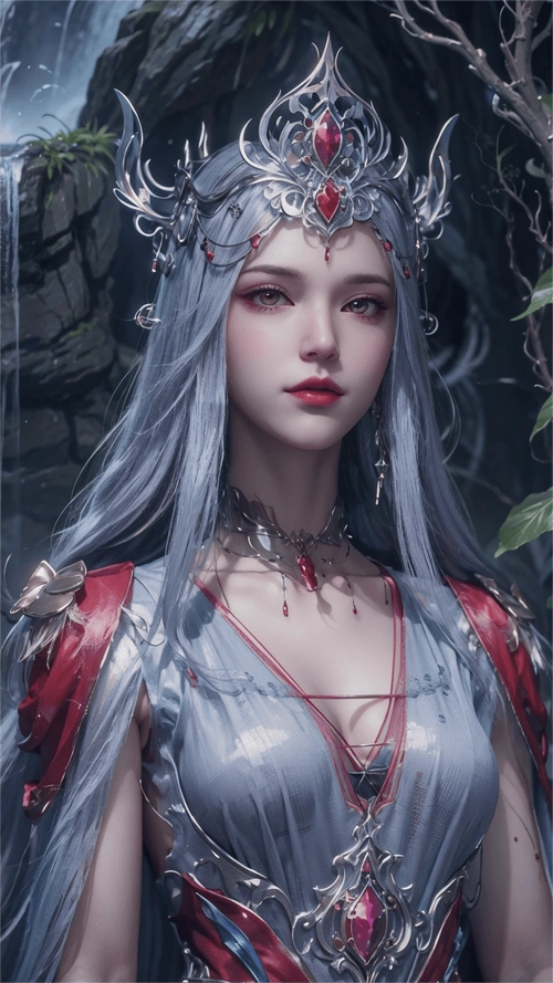 国漫女神三屏壁纸:波塞西的海边等待