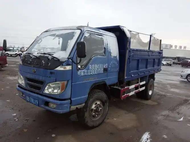 出售自卸车货车一辆福田时代金刚568蓝牌