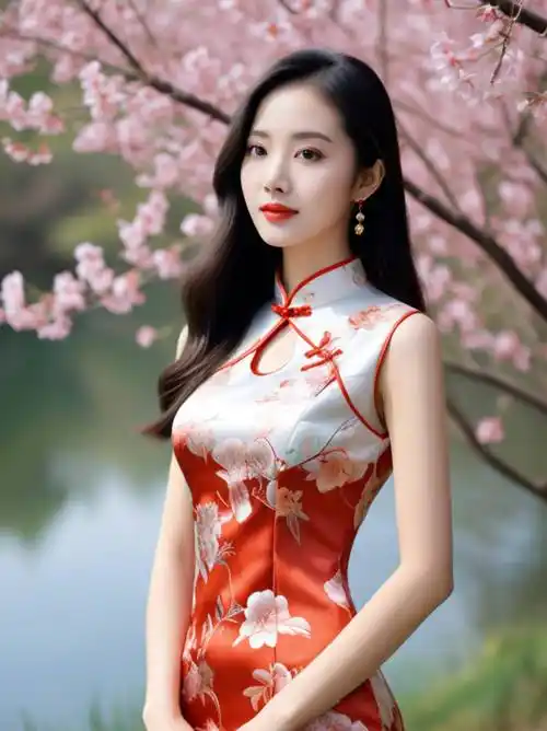 原创旗袍轻语古韵流转的东方之美