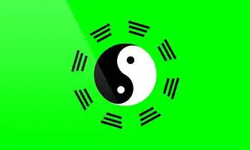 多组太极 i>八 /i> i>卦 /i>旋转动画绿屏视频素材ae模板