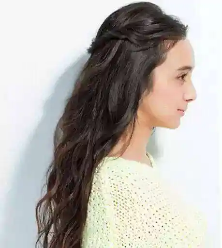 烫发编发教程图解烫发后这样扎头发好看极了