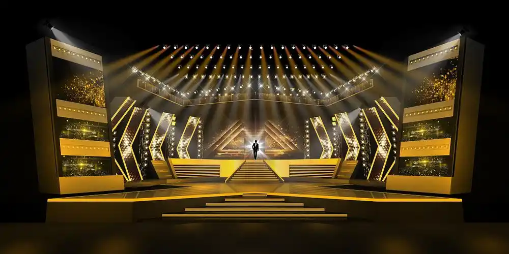 退役军人晚会舞美设计