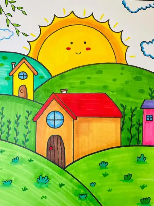 《春天主题画》