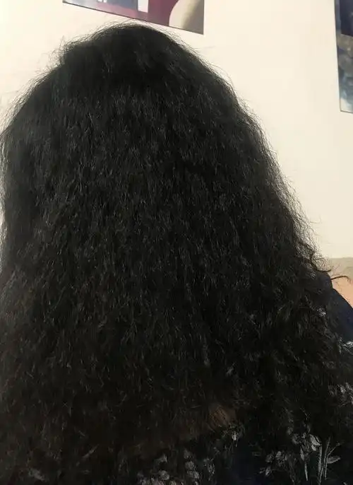 疑似烫焦的羊毛卷(更新:我的头发不炸了!贴上我的补救方法)