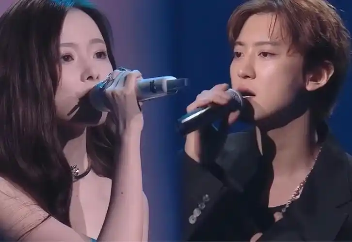 朴灿烈和陈卓璇合唱了《stay with me》!流水的女生 铁打的灿烈