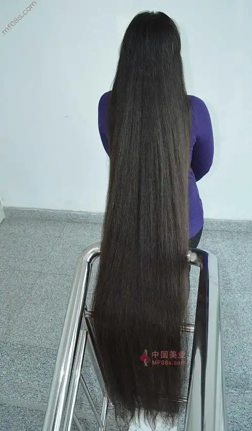 剪下超长发女近二米长发-爱的边缘227#(10)