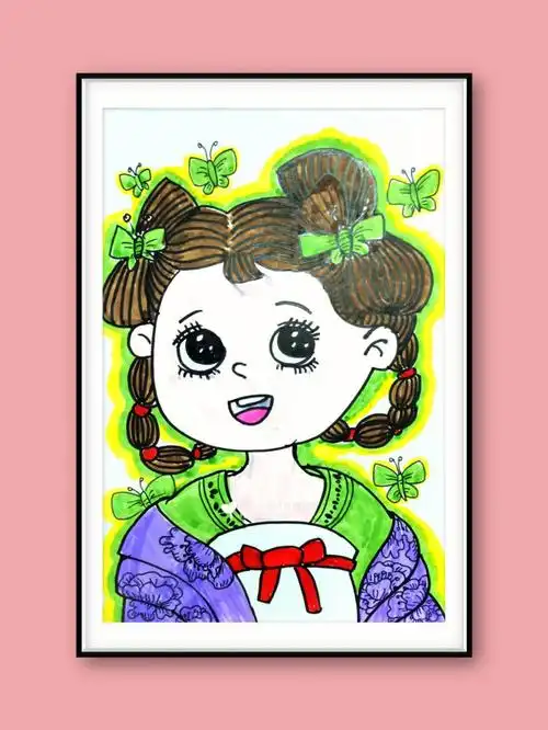 多个角度的肖像画