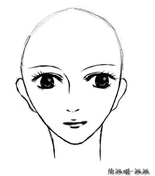 儿童光头肖像简笔画光头人物头像简笔画图片光头婴儿头像简笔画女性