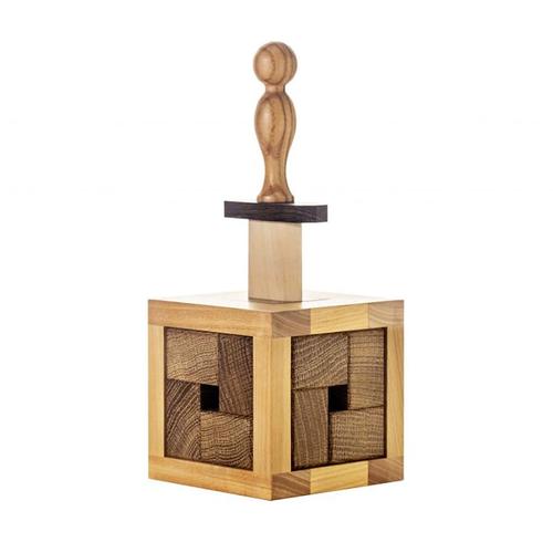 pelikan圣剑excaliburr木质益智解谜玩具高难度孔明锁正版puzzle