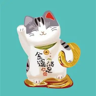 招财猫带来好运图片头像招财猫图片头像微信高清