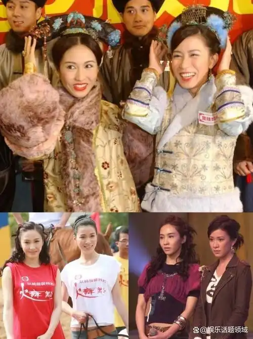 黎姿和佘诗曼在无线时的美照,回忆相集