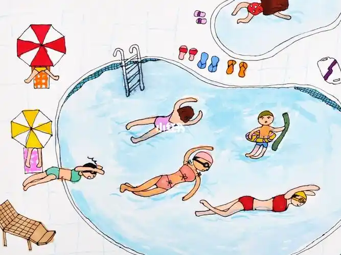 我只是在游泳时姿势随意了一点玩水的快乐