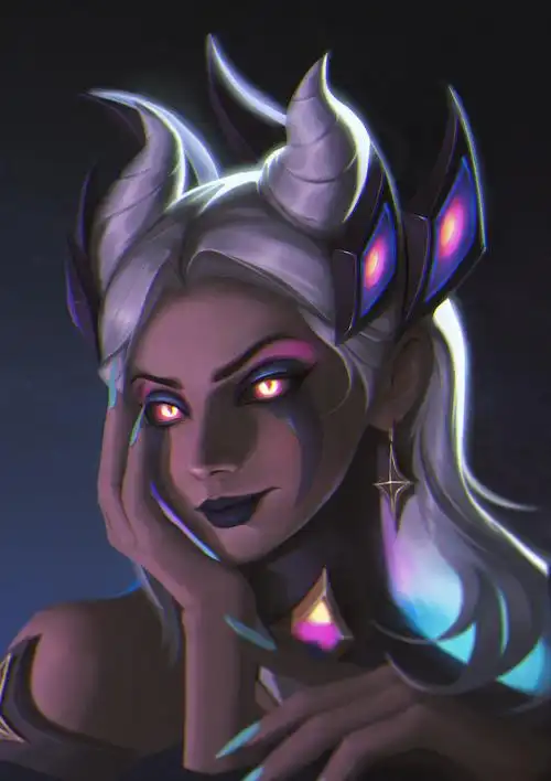 莫甘娜插画图片壁纸