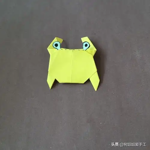 亲子手工:适合3-9岁儿童的螃蟹折法
