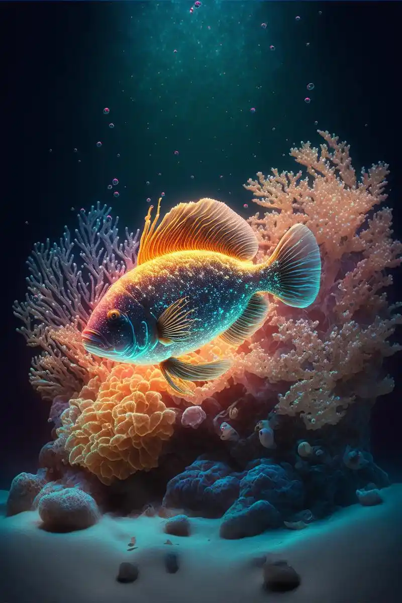 壁纸 动物 鱼 鱼类 1024_1536 竖版 竖屏 手机