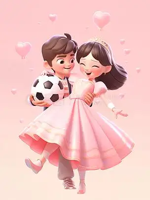 公主王子pptai图片