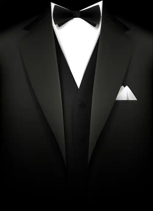 男士西装正装质感黑色背景