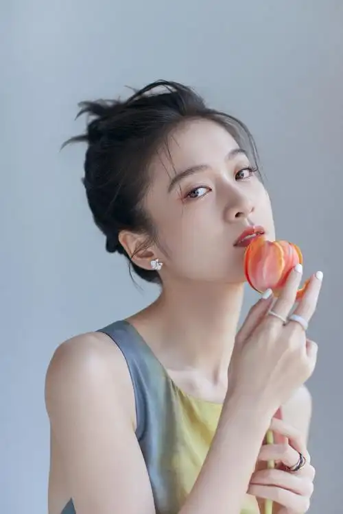 张雪迎彩虹长裙写真图片1012