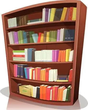 卡通书架设计素材