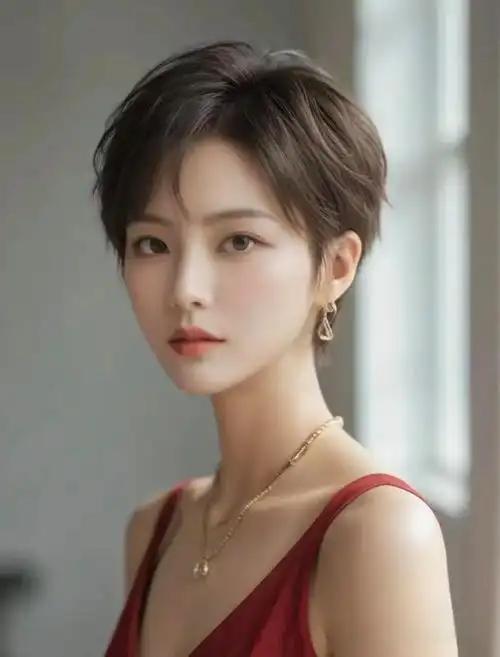 看韩女短发潮流