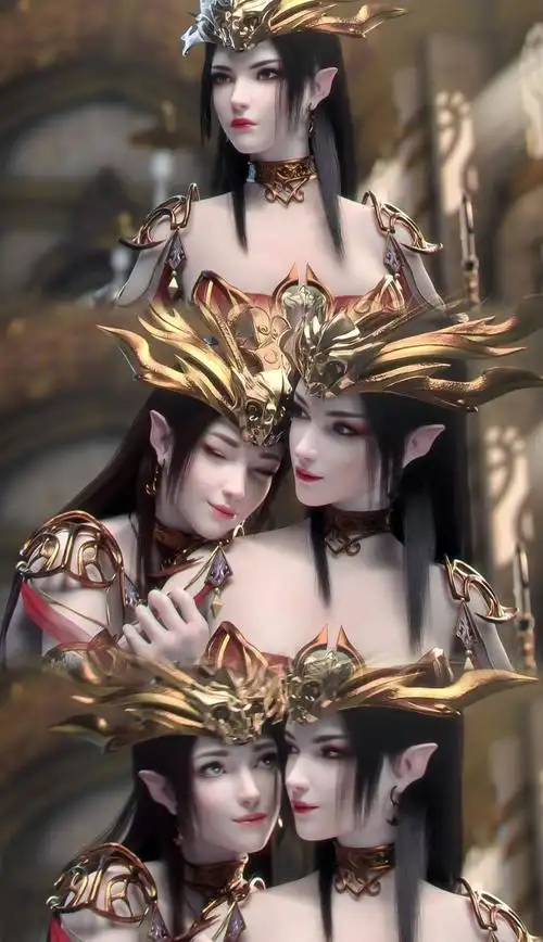 这俩就是蛇妖呀,设计成蛇女会不会好看特别呢参考美杜莎女王,人身蛇尾