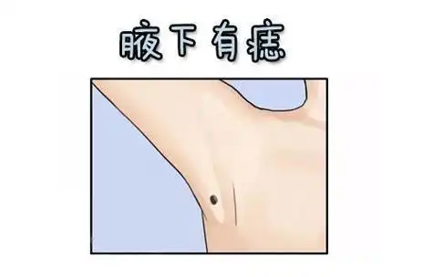 【发财痣长在什么地方】