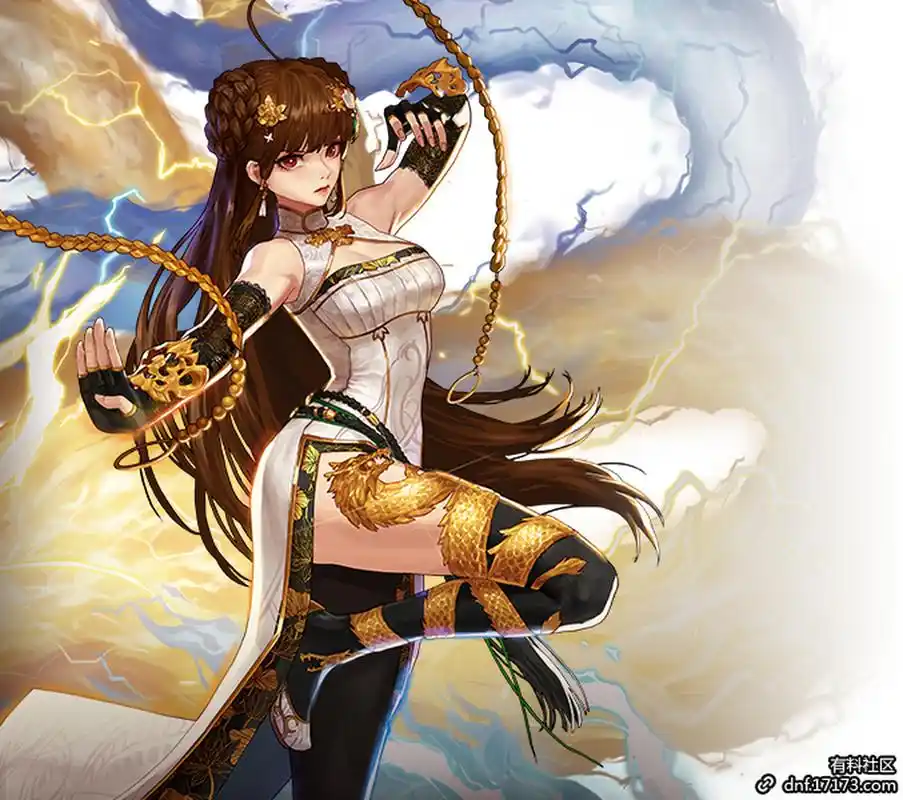 酷玩星推官# dnf:女格斗三觉立绘一览,  1,气功师.