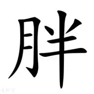 胖字汉语字典
