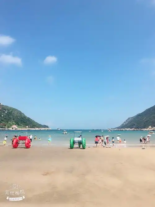 8月17日18日福建小白鹭沙滩游泳,捡贝壳,抓螃蟹,白水洋泼水,冲浪二