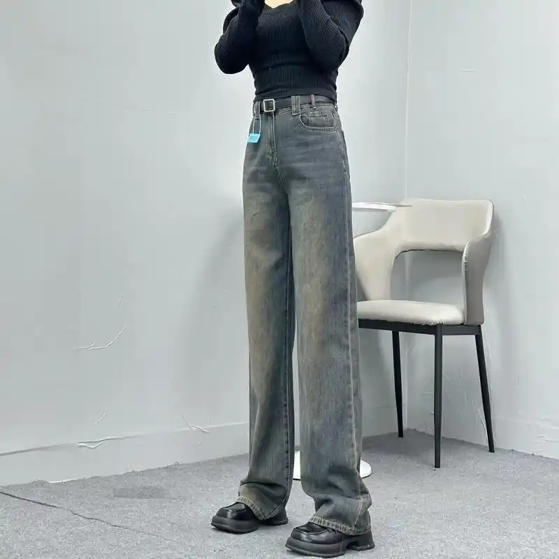 窄版阔腿裤是真的显瘦,版型很 - 抖音