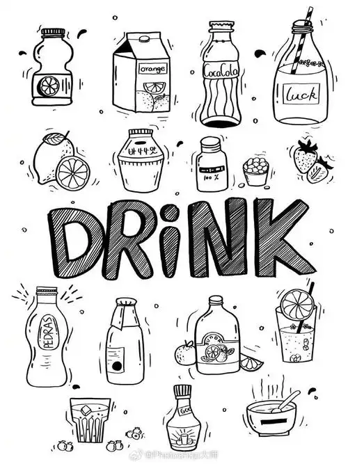 可爱简笔画手帐图张的很嚣张