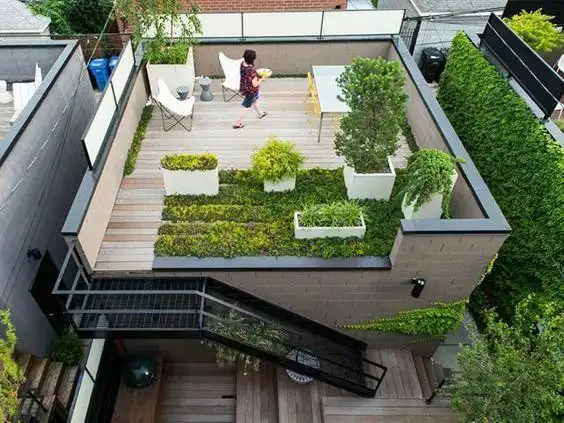 屋顶花园空中花园之美业主收藏效果图