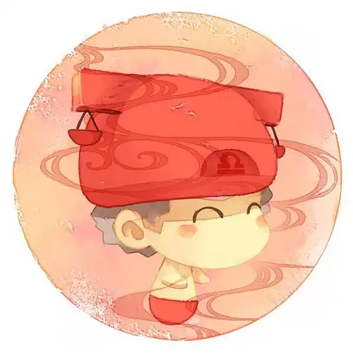 梁阿渣天秤座星座情侣头像