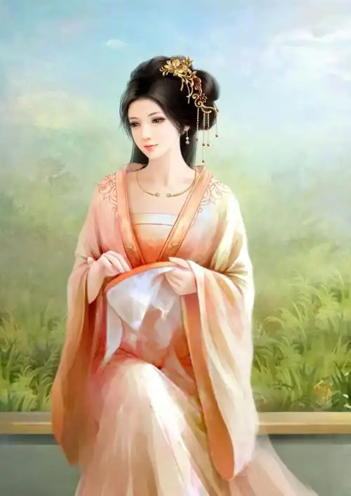 手绘古装美人