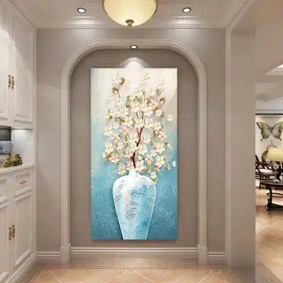 现代简约走廊过道墙面壁画玄关楼梯挂画美式竖版大气单幅装饰画