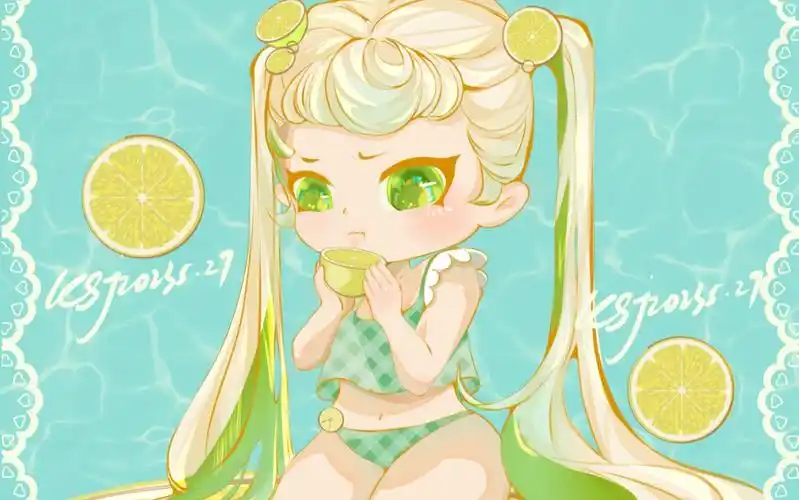 柠檬拟人q版全过程