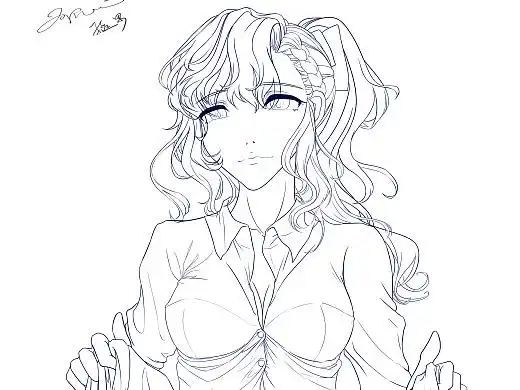 原创 纯线稿 日常摸鱼练习