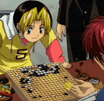 棋魂下棋认真动漫二次元gif动图_动态图_表情包下载_soogif