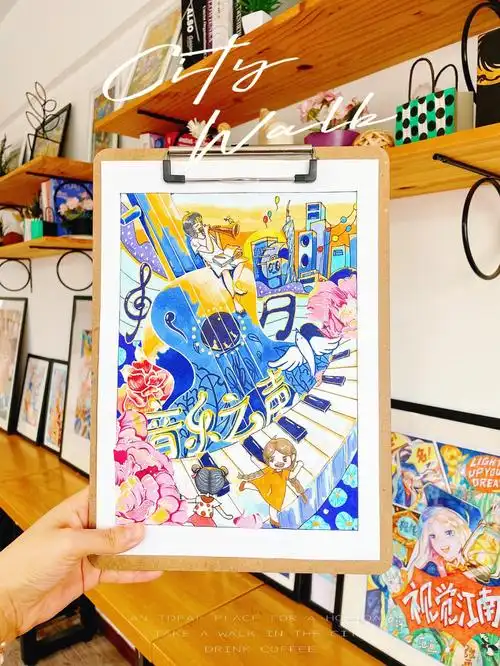 马克笔手绘海报丨夏日音乐节