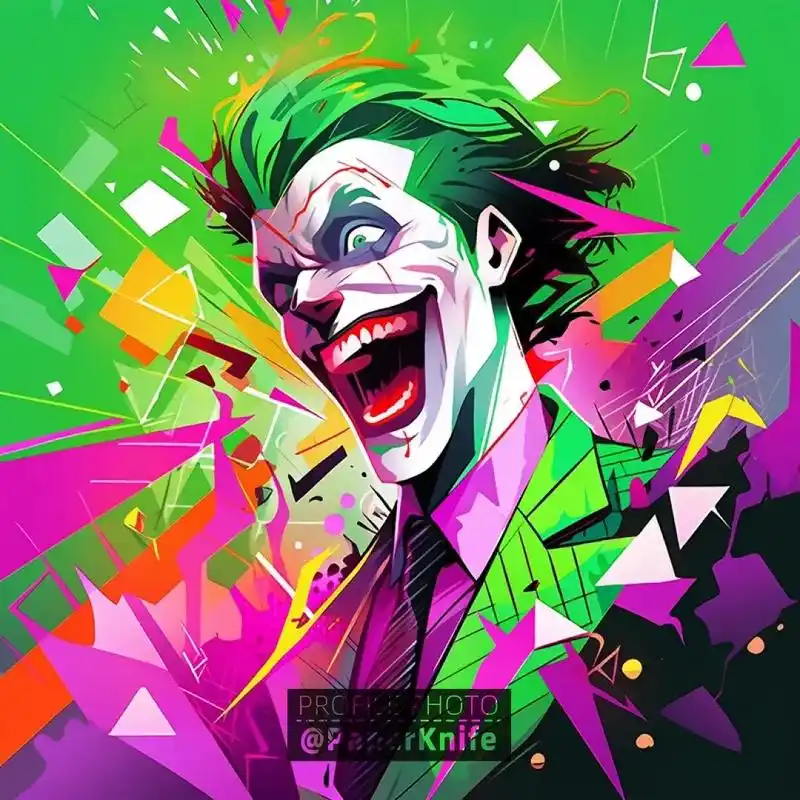 小丑 #joker #动漫头像 #欢迎 - 抖音