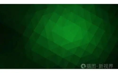 暗绿色的多边形设计模式,三角形和梯度的折纸样式组成的