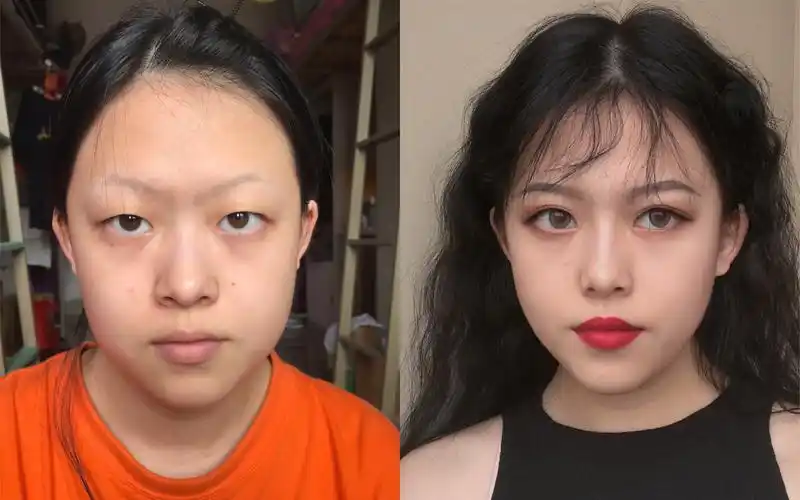 单眼皮肿泡眼秒变双眼皮眼妆单眼皮眼妆单眼皮精致妆容