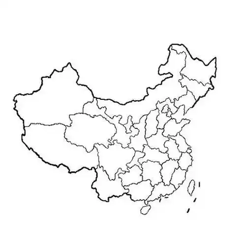 儿童中国地图简笔画怎么画中国地图轮廓_中国地图轮廓简笔画