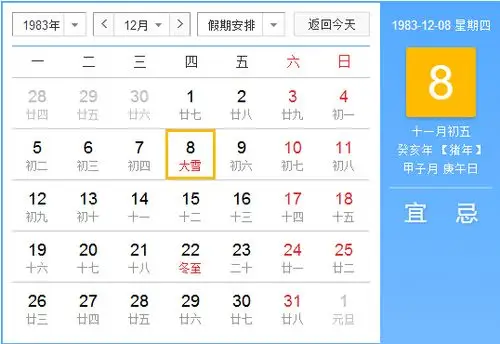 23-12.21),因为星座是按阳历出生日期划分的.