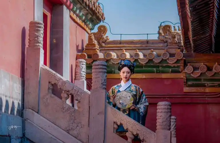 故宫古风人像