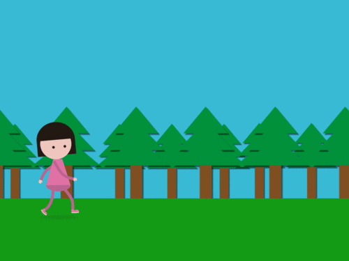 练习做的走路动效