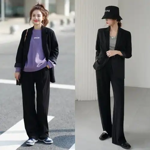 西装 阔腿裤,穿出夏天的高级大方