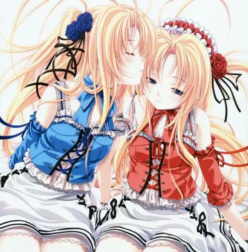 求动漫双胞胎姐妹的图片